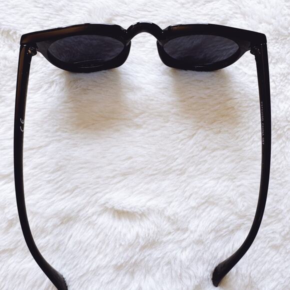 Paige Black Round Sunglasses - Picture 9 of 12